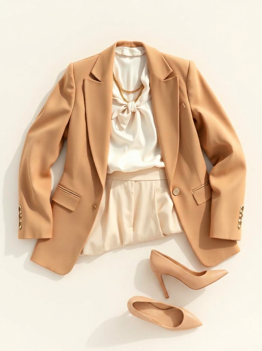 Dag 1: Camelkavaj & créme – mjuk power dressing